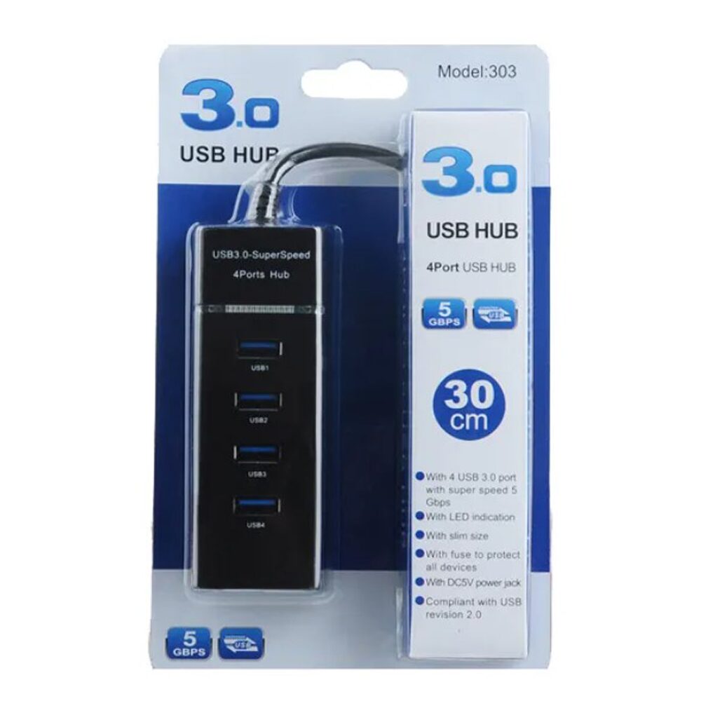 هاب 4PORT USB3 GR-303 - Image 2
