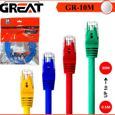 قیمت عمده کابل شبکه GREAT CAT6 GR-10M