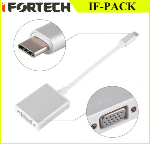 تبدیل IFORTECH TYPE-C TO VGA IF-PACK