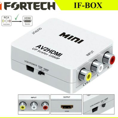 تبدیل IFORTECH AV TO HDMI IF-BOX