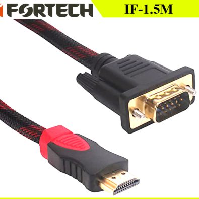 کابل کامل IFORTECH HDMI TO VGA IF-1.5M %100