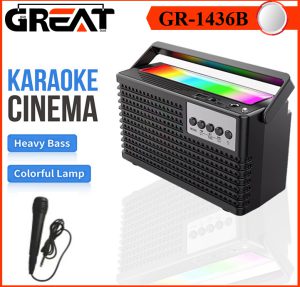 اسپیکر بلوتوث میکروفن دار GREAT GR-ZQS1436B