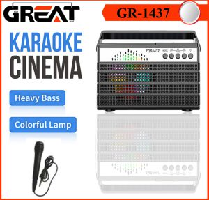 اسپیکر بلوتوث میکروفن دار GREAT GR-ZQS1437