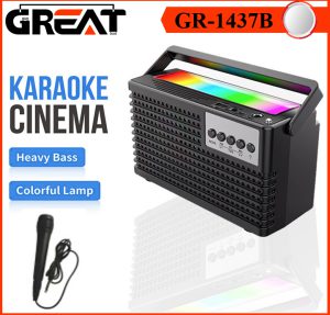 اسپیکر بلوتوث میکروفن دار GREAT GR-ZQS1437B