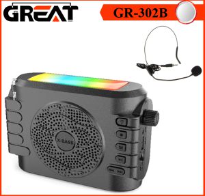 اسپیکر بلوتوث میکروفن دار GREAT GR-ZQS302B