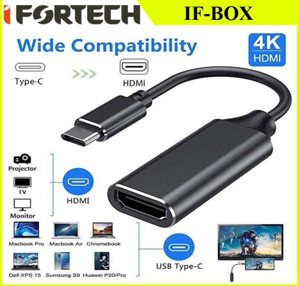 تبدیل IFORTECH TYPE-C TO HDTV 4K IF-BO