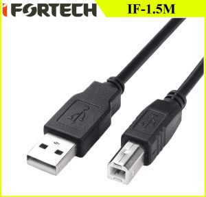 کابل پرینتر متراژ کامل IFORTECH USB2 IF-1.5M %100