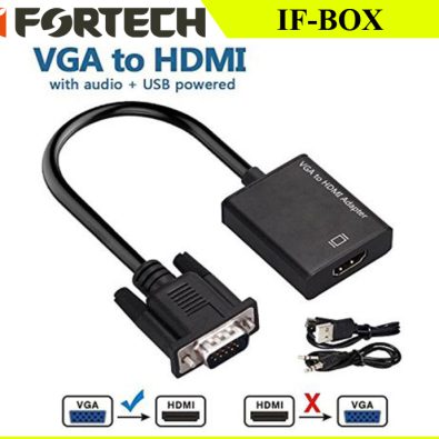 تبدیل کابلی IFORTECH VGA TO HDMI IF-BOX