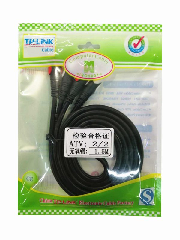 کابل 2 به 2 صدا TP-LINK TP-1.5M