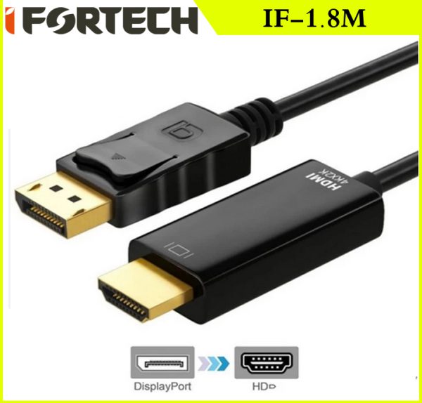 کابل IFORTECH DISPLAY TO HDMI GR-1.8M