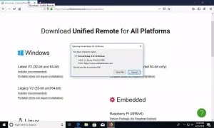 نصب Unified remote روی کامپیوتر 
