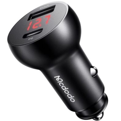 شارژ فندکی مک دودو MCDODO CC-6810 1C+1A fast Display 30W
