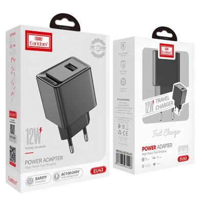 کلگی شارژر ارلدام EARLDOM EU43 1U 12W