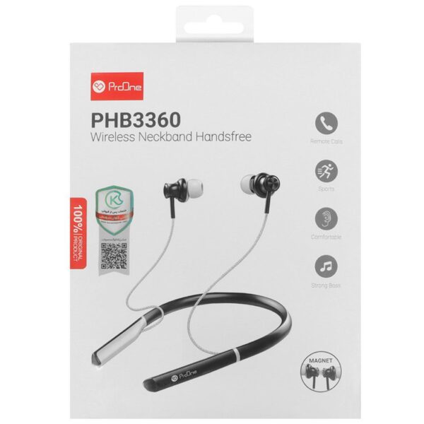 هندزفری گردنی PROONE PHB3360 - Image 2