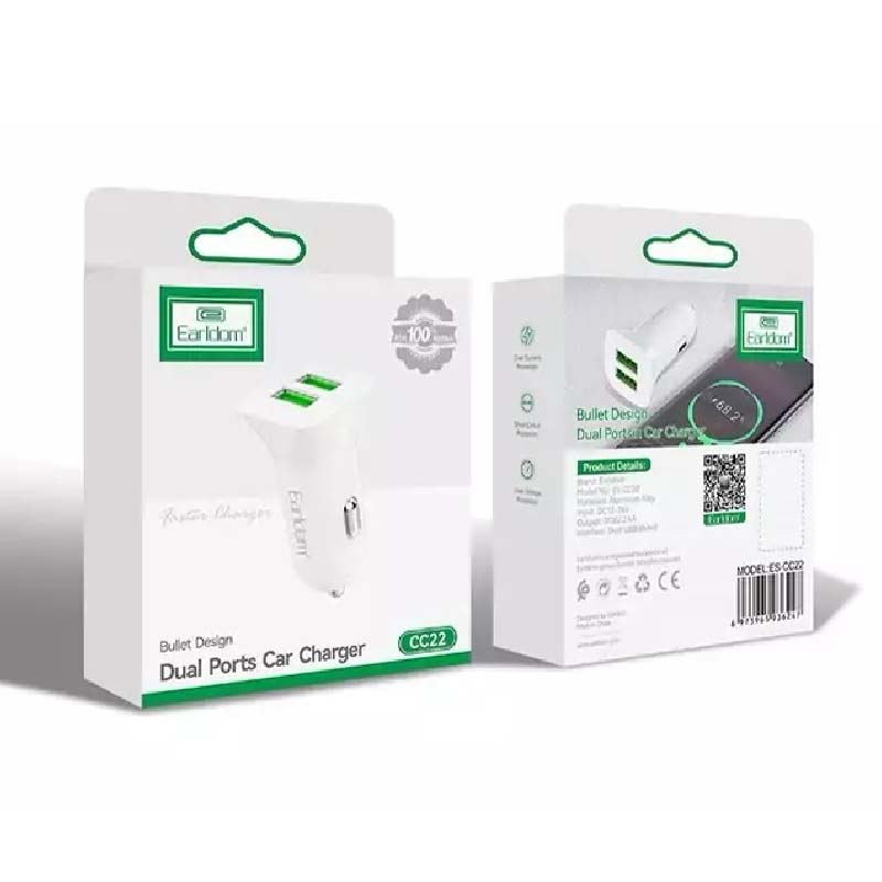 شارژر فندکی ارلدام EARLDOM CC22 DC5V/2.4A - Image 2