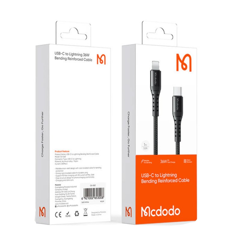 کابل شارژ و دیتا مک دودو MCDODO CA-5632 C TO L 3M - Image 2