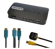 HDMI KVM IF-HK401 سوئیچ چهار پورت