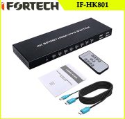 HDMI KVM IF-HK801 سوئیچ هشت پورت