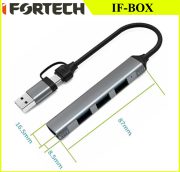 تبدیل IFORTECH TYPE-C/USB TO USB3.0 IF-BOX