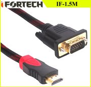 کابل کامل IFORTECH HDMI TO VGA IF-1.5M %100