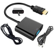 IFORTECH HDMI TO VGA IF-PACK تبدیل با کابل صدا