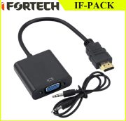 تبدیل با کابل صدا IFORTECH HDMI TO VGA IF-PACK