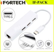 تبدیل و هاب IFORTECH TYPE-C TO USB+LAN IF-PACK