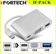 تبدیل IFORTECH TYPE-C TO VGA/USB3.0 IF-PACK