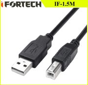 کابل پرینتر متراژ کامل IFORTECH USB2 IF-1.5M %100