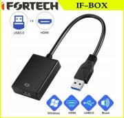 تبدیل کابلی IFORTECH USB3.0 TO HDMI IF-BOX