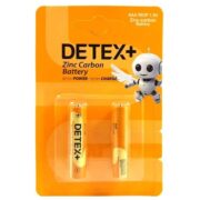 باتری معمولی نیم قلم 2 عددی کارتی DETEX
