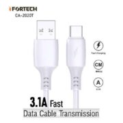 کابل شارژ و دیتا آیفورتک IFORTECH CA-2020 TypeC FAST 3.1A